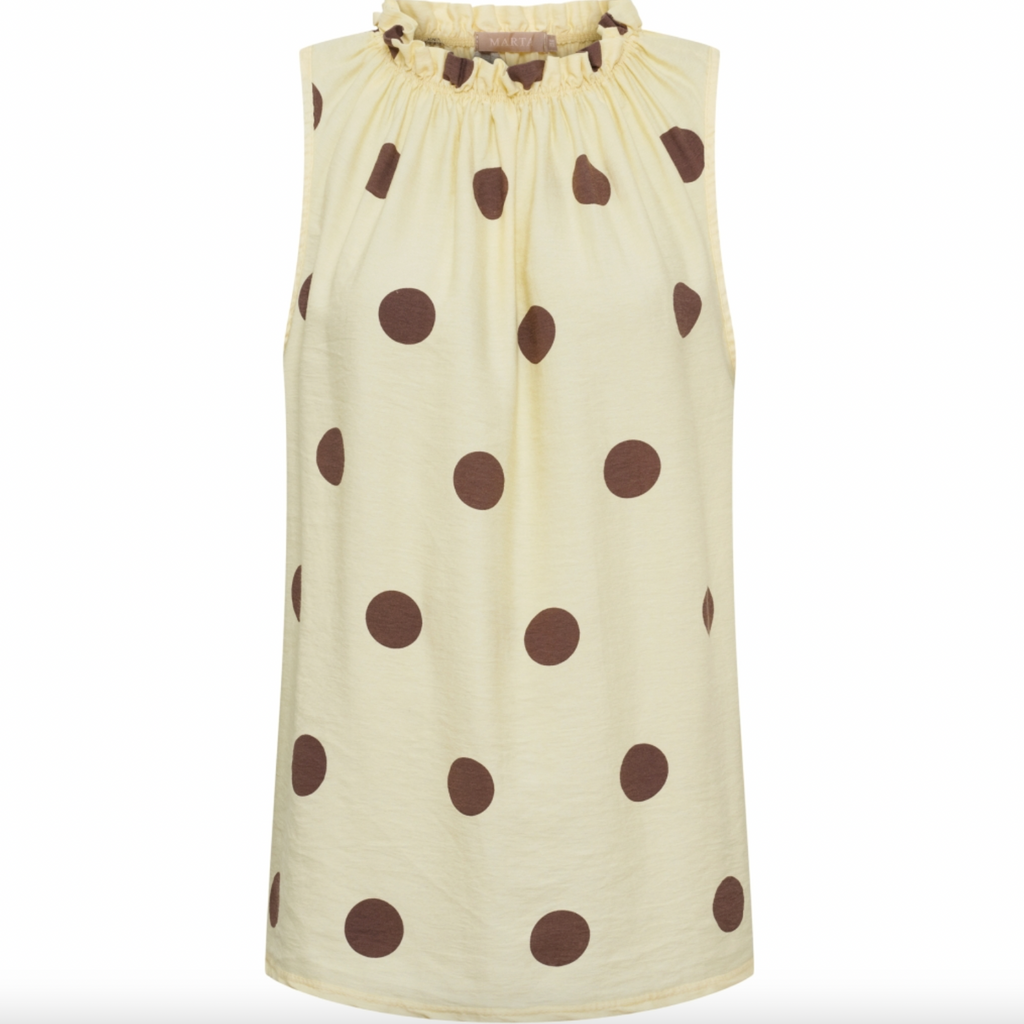 Blus topp Lucina - Yellow